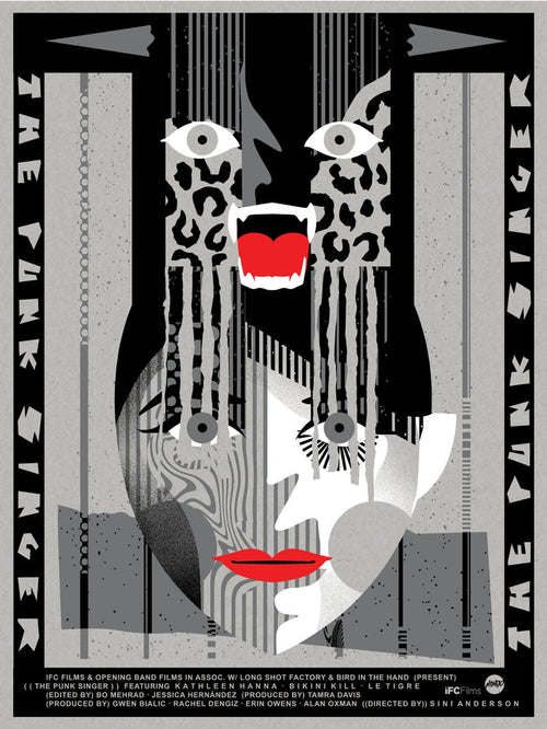 The Punk Singer (Silver Grey) Poster