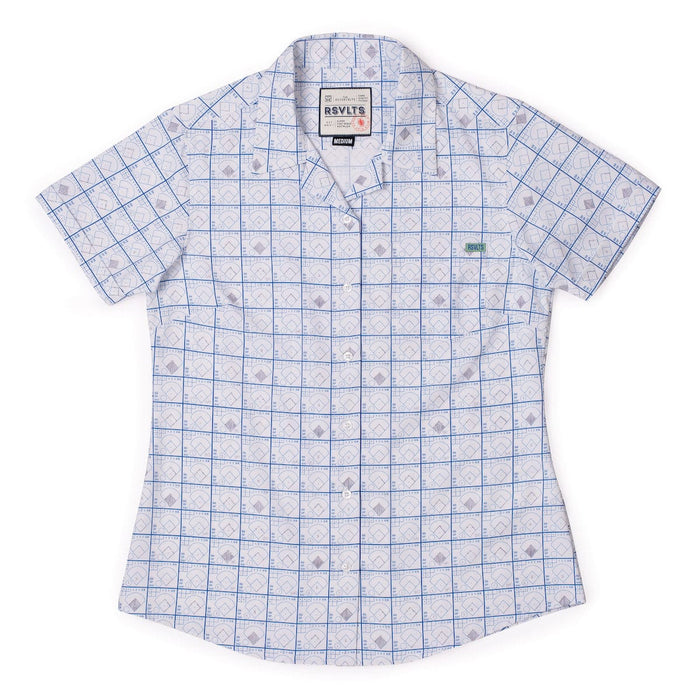RSVLTS XS RSVLTS Women's Short Sleeve Shirt "The Scorekeeper" – Women's KUNUFLEX Short Sleeve Shirt