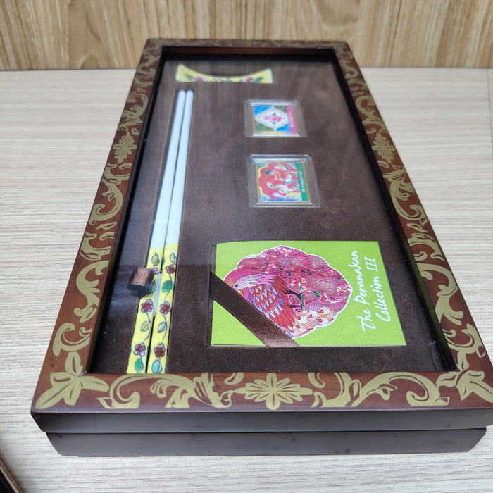 The Singapore Mint Collectible Peranakan Stamp Set CHOPSTICK