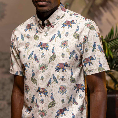 RSVLTS RSVLTS Short Sleeve Shirt The Spirit of India – KUNUFLEX Short Sleeve Shirt The Spirit of India – KUNUFLEX Short Sleeve Shirt
