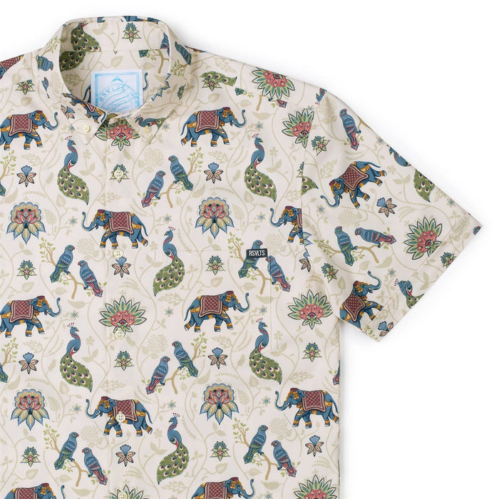RSVLTS XS RSVLTS Short Sleeve Shirt The Spirit of India – KUNUFLEX Short Sleeve Shirt The Spirit of India – KUNUFLEX Short Sleeve Shirt