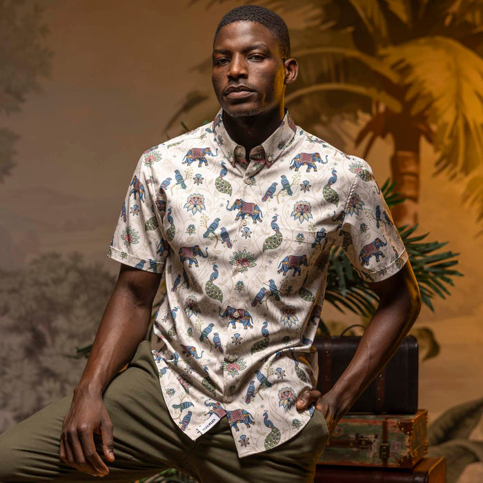 RSVLTS RSVLTS Short Sleeve Shirt The Spirit of India – KUNUFLEX Short Sleeve Shirt The Spirit of India – KUNUFLEX Short Sleeve Shirt