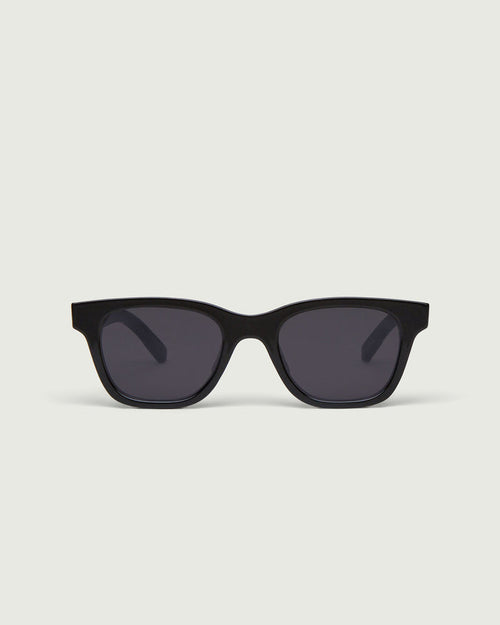 Ink::Theo Sunglasses square black plastic front