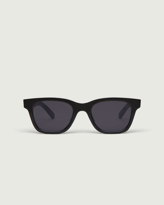Ink::Theo Sunglasses square black plastic front