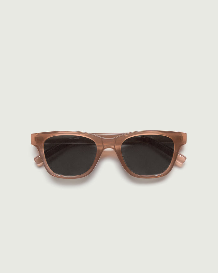 Sable::Theo Sunglasses square brown plastic top