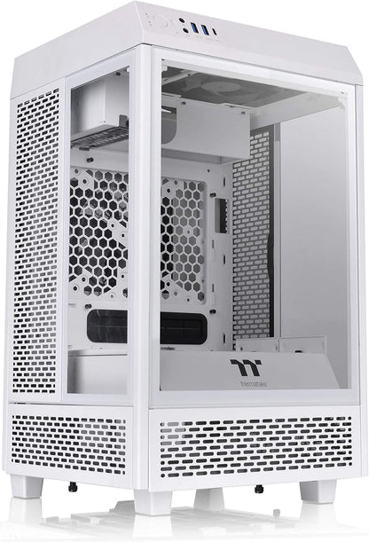 Thermaltake Tower 100 Snow Edition Tempered Glass Mini Tower Computer Chassis For Mini ITX