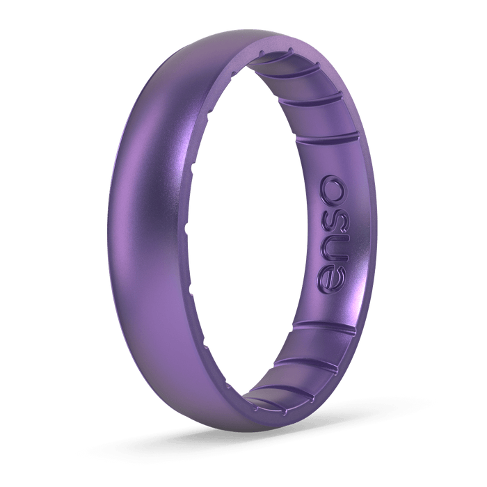 Aura Classic Thin Silicone Ring - Astral Lilac