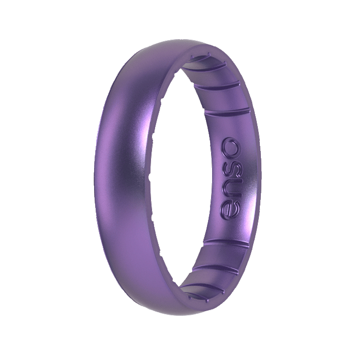 Aura Classic Thin Silicone Ring - Astral Lilac