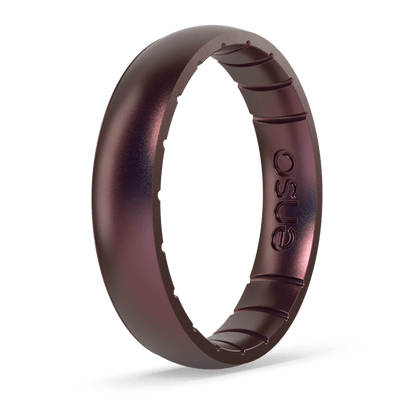 Aura Classic Thin Silicone Ring - Velvet Nightfall
