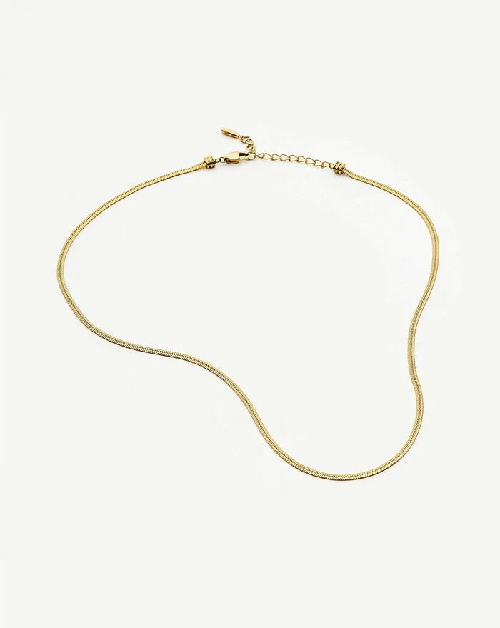 Thin Snake Chain Necklace | 18k Gold Plated Necklaces Missoma
