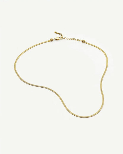 Thin Snake Chain Necklace | 18k Gold Plated Necklaces Missoma