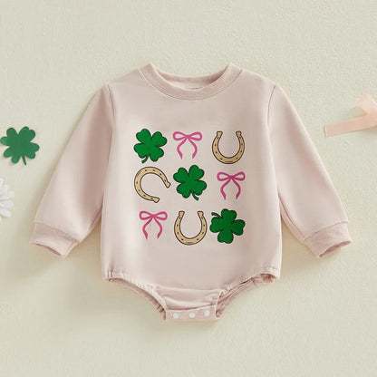 TIC TAC CLOVER Long-Sleeve Romper