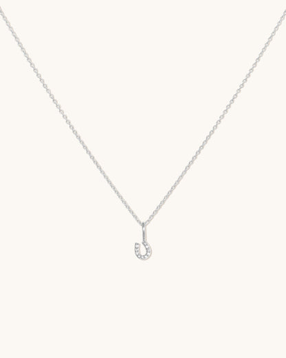 Tiny Horseshoe Necklace