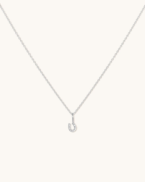Tiny Horseshoe Necklace