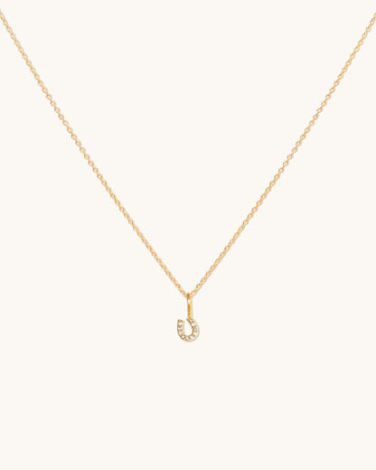 Tiny Horseshoe Necklace