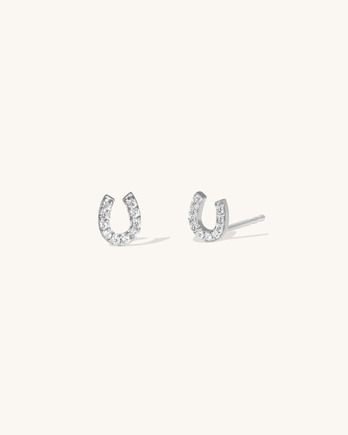 Tiny Horseshoe Studs