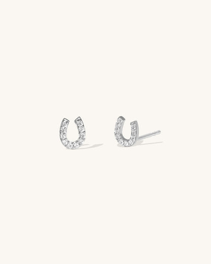 Tiny Horseshoe Studs
