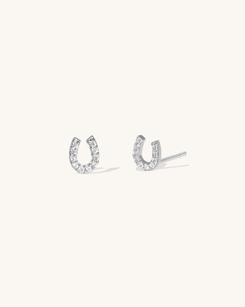 Tiny Horseshoe Studs