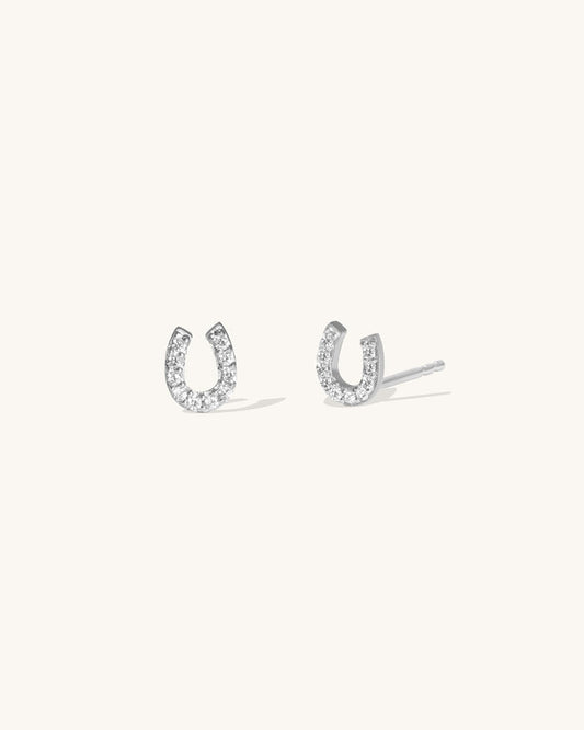Tiny Horseshoe Studs