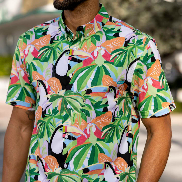 RSVLTS RSVLTS Short Sleeve Shirt Toucan Do It – KUNUFLEX Short Sleeve Shirt Toucan Do It – KUNUFLEX Short Sleeve Shirt