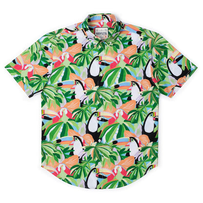 RSVLTS RSVLTS Short Sleeve Shirt Toucan Do It – KUNUFLEX Short Sleeve Shirt Toucan Do It – KUNUFLEX Short Sleeve Shirt