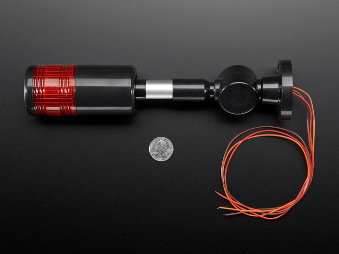 Tower Light - Red Alert Light with Buzzer - 12VDC [Discontinued] by The Pi Hut - The Pi Hut