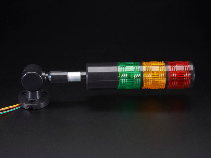 Tower Light - Red Yellow Green Alert Light with Buzzer - 12VDC by The Pi Hut - The Pi Hut
