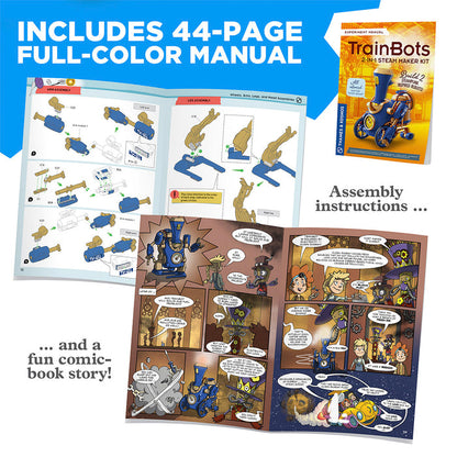 TrainBots: 2-in-1 STEAM Maker Kit STEM Thames & Kosmos