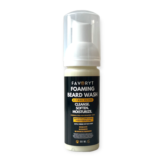 Travel Size Foaming Beard Wash - FAVORYT BRAND