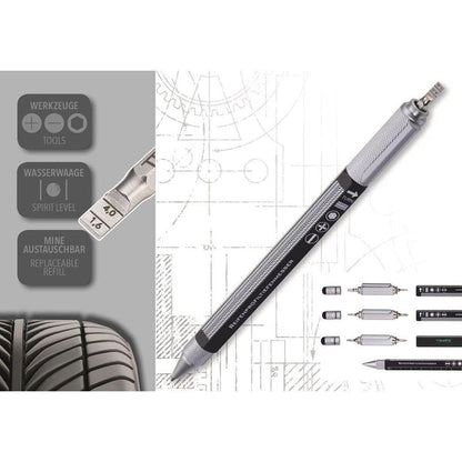 Troika Construction PROFIL+ Multi-Tool Ballpoint Pen [Discontinued] by Troika - The Pi Hut