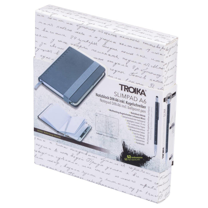 Troika Construction Slim + Slimpad - Pen & Notepad Combo by Troika - The Pi Hut