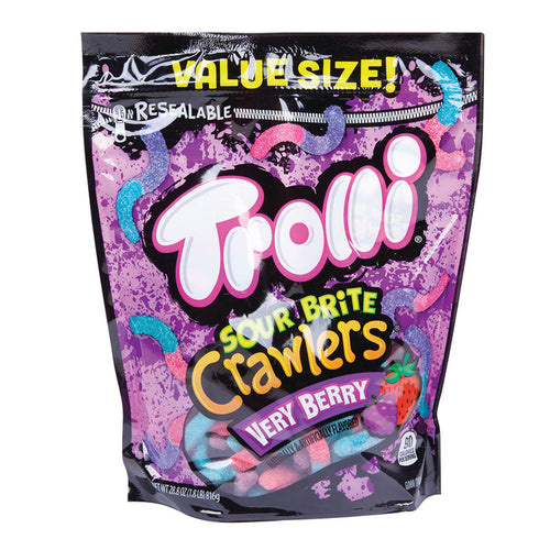 Trolli Very Berry Sour Gummy Candy Bags - 6 Count