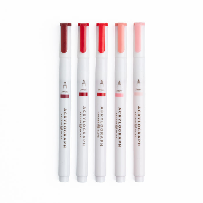 True Red Hues set - Archer and Olive