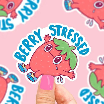 Turtle's Soup Berry Stressed Vinyl Sticker - Owl & Goose Gifts