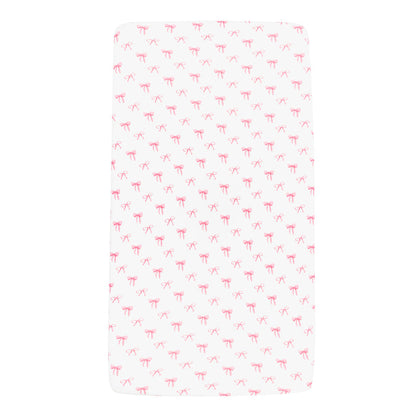 Twin Sheet in Bow on mattress