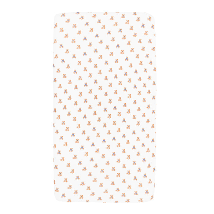 Twin Sheet in Teddy Bear on mattress
