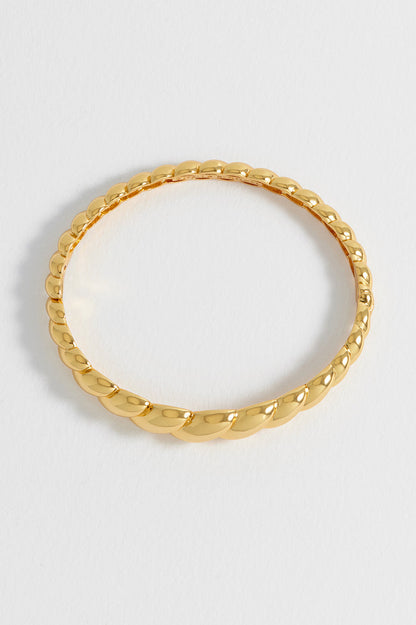 Twisted Hinged Bangle