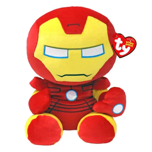 Ty Beanie Babies 12 Inch Medium Iron Man Floppy Marvel Plush Toy