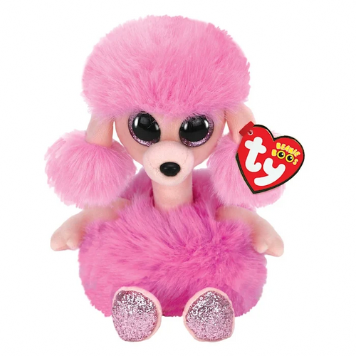 Ty Beanie Boos 8 Inch Camilla the Pink Poodle Plush Toy