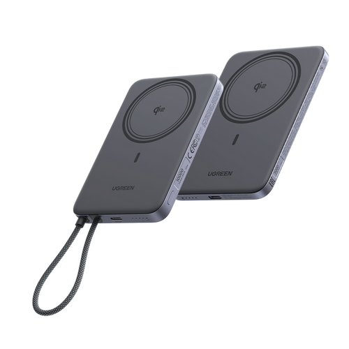 UGREEN MagFlow Air Magnetic Power Bank Bundle (10,000mAh + 5,000mAh, Qi2 15W)