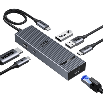 UGREEN Revodok 6 - IN - 1 USB - C Hub Ethernet, 4K@60Hz HDMI Display - UGREEN EU