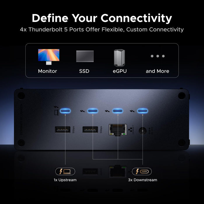UGREEN Revodok Max 2131 Thunderbolt 5 Docking Station 8K@60Hz 140W - UGREEN EU