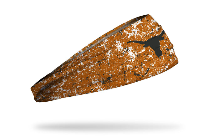 University of Texas: Splatter Orange Big Bang Lite Headband - View 2
