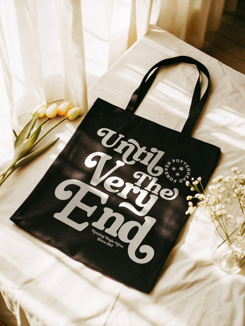 Until the Very End Tote / Black