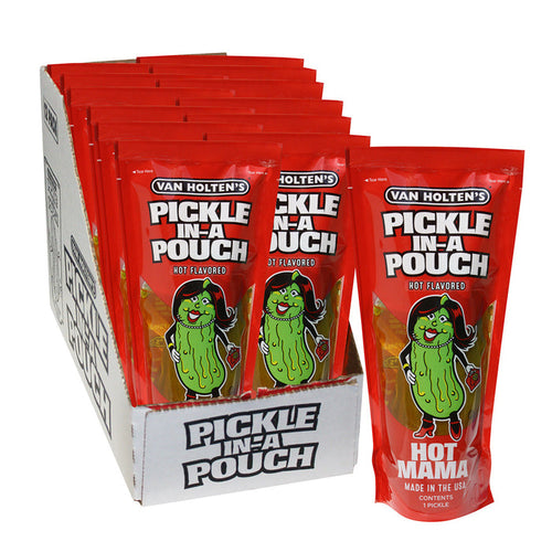 Van Holten's Hot Mama Hot and Spicy Pickle - 12 Count