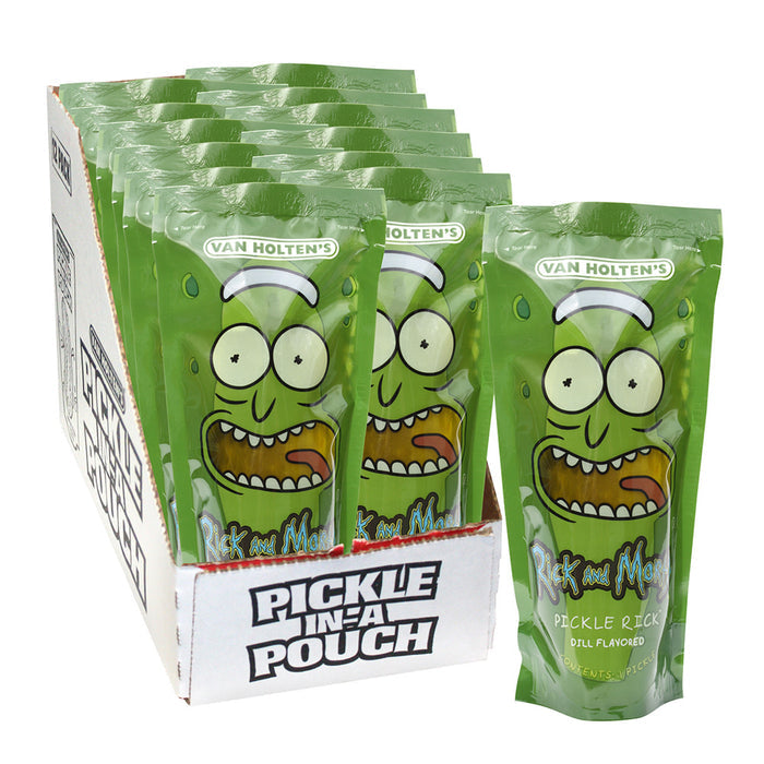 Van Holten's Pickle Rick Dill Pickle Pouches - 12 Count