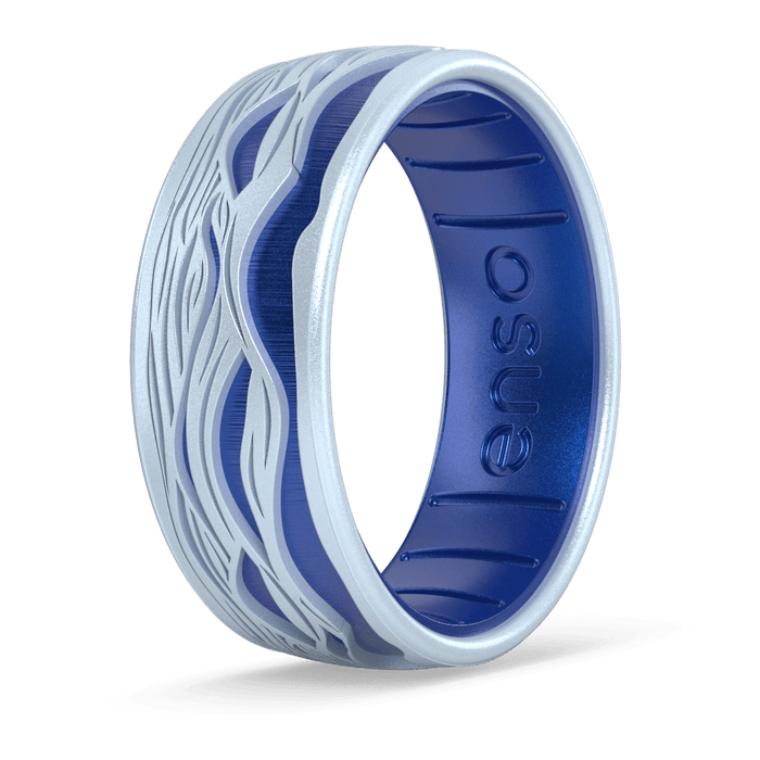 Etched Natural Forces Silicone Ring - Veil of Waves