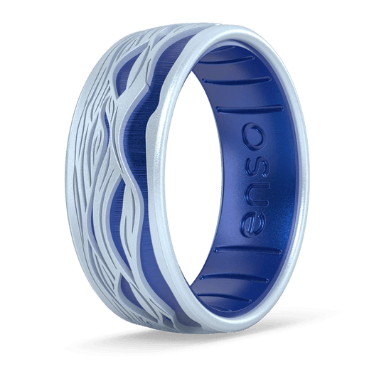 Etched Natural Forces Silicone Ring - Veil of Waves
