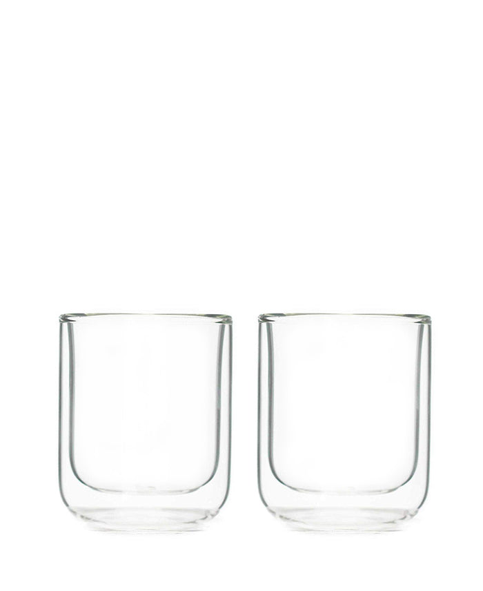 Viva Scandinavian 60ml Double Wall Espresso Mug 2 Piece - Clear
