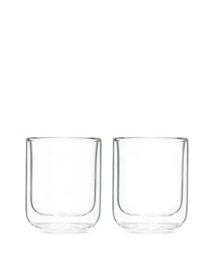 Viva Scandinavian 60ml Double Wall Espresso Mug 2 Piece - Clear